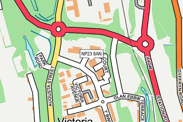 NP23 8AN map - OS OpenMap – Local (Ordnance Survey) NP23 8AN map - OS OpenMap – Local (Ordnance Survey)