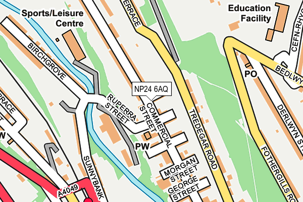 NP24 6AQ map - OS OpenMap – Local (Ordnance Survey) NP24 6AQ map - OS OpenMap – Local (Ordnance Survey)