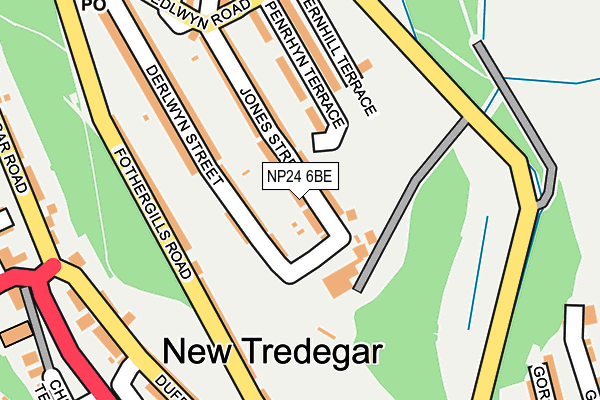 NP24 6BE map - OS OpenMap – Local (Ordnance Survey) NP24 6BE map - OS OpenMap – Local (Ordnance Survey)