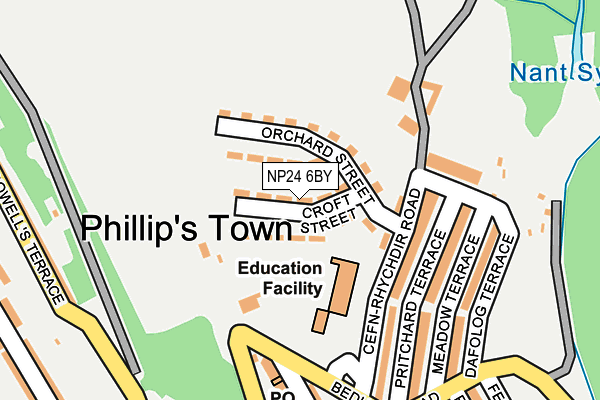 NP24 6BY map - OS OpenMap – Local (Ordnance Survey) NP24 6BY map - OS OpenMap – Local (Ordnance Survey)