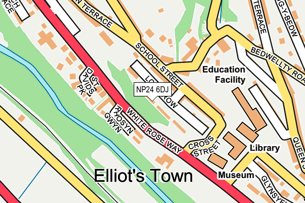 NP24 6DJ map - OS OpenMap – Local (Ordnance Survey) NP24 6DJ map - OS OpenMap – Local (Ordnance Survey)