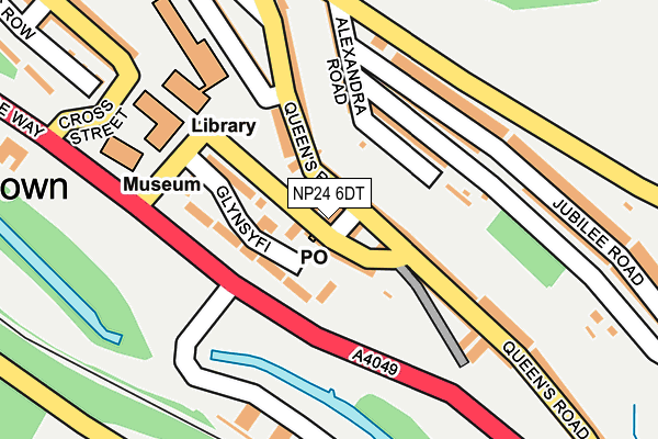 NP24 6DT map - OS OpenMap – Local (Ordnance Survey) NP24 6DT map - OS OpenMap – Local (Ordnance Survey)