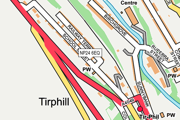 NP24 6EQ map - OS OpenMap – Local (Ordnance Survey) NP24 6EQ map - OS OpenMap – Local (Ordnance Survey)