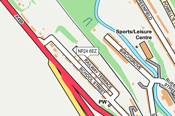 NP24 6EZ map - OS OpenMap – Local (Ordnance Survey) NP24 6EZ map - OS OpenMap – Local (Ordnance Survey)