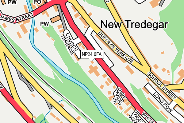 NP24 6FA map - OS OpenMap – Local (Ordnance Survey) NP24 6FA map - OS OpenMap – Local (Ordnance Survey)