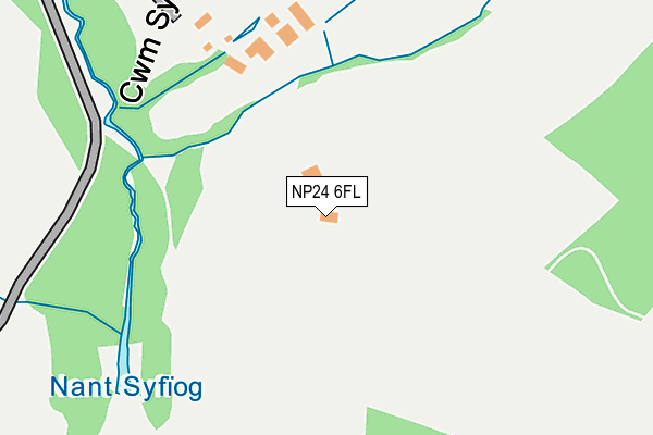 NP24 6FL map - OS OpenMap – Local (Ordnance Survey) NP24 6FL map - OS OpenMap – Local (Ordnance Survey)