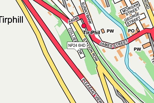 NP24 6HD map - OS OpenMap – Local (Ordnance Survey) NP24 6HD map - OS OpenMap – Local (Ordnance Survey)