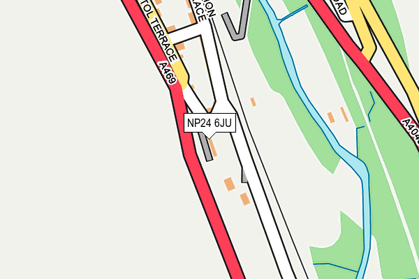 NP24 6JU map - OS OpenMap – Local (Ordnance Survey) NP24 6JU map - OS OpenMap – Local (Ordnance Survey)