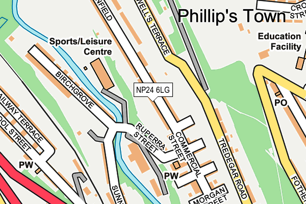 NP24 6LG map - OS OpenMap – Local (Ordnance Survey) NP24 6LG map - OS OpenMap – Local (Ordnance Survey)