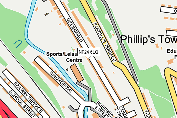 NP24 6LQ map - OS OpenMap – Local (Ordnance Survey) NP24 6LQ map - OS OpenMap – Local (Ordnance Survey)