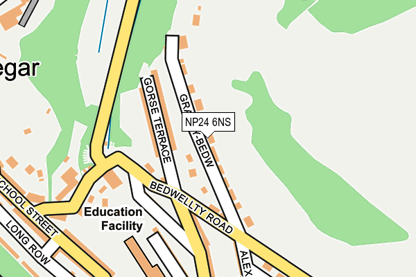 NP24 6NS map - OS OpenMap – Local (Ordnance Survey) NP24 6NS map - OS OpenMap – Local (Ordnance Survey)