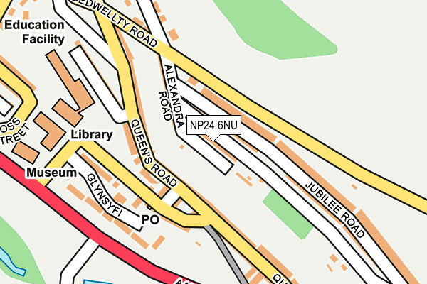 NP24 6NU map - OS OpenMap – Local (Ordnance Survey) NP24 6NU map - OS OpenMap – Local (Ordnance Survey)