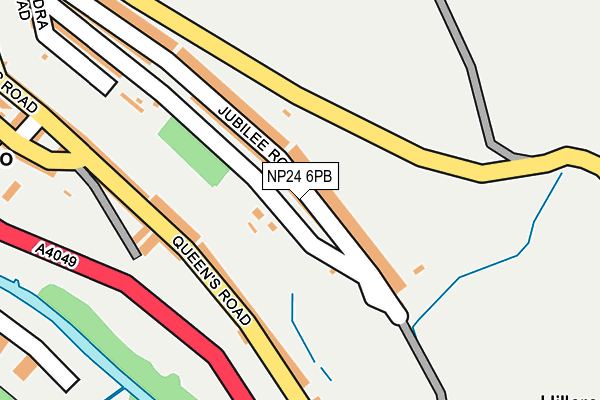 NP24 6PB map - OS OpenMap – Local (Ordnance Survey) NP24 6PB map - OS OpenMap – Local (Ordnance Survey)