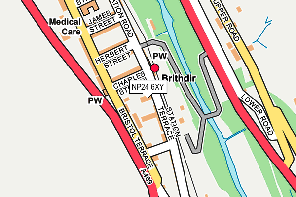 NP24 6XY map - OS OpenMap – Local (Ordnance Survey) NP24 6XY map - OS OpenMap – Local (Ordnance Survey)