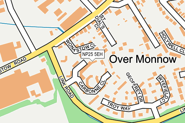 NP25 5EH map - OS OpenMap – Local (Ordnance Survey) NP25 5EH map - OS OpenMap – Local (Ordnance Survey)