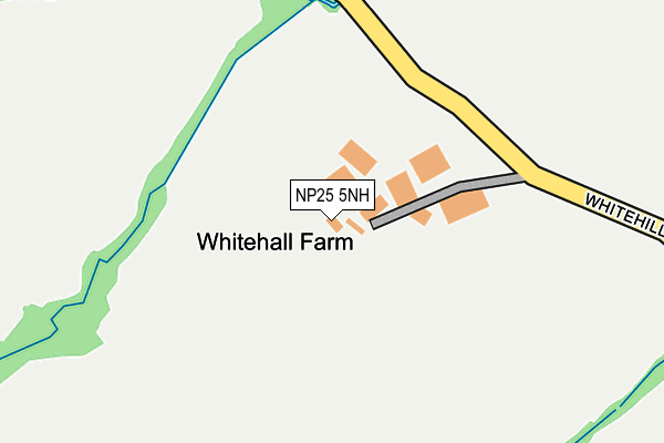 NP25 5NH map - OS OpenMap – Local (Ordnance Survey) NP25 5NH map - OS OpenMap – Local (Ordnance Survey)