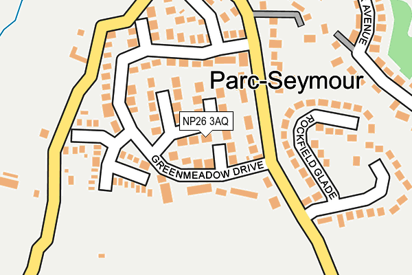NP26 3AQ map - OS OpenMap – Local (Ordnance Survey) NP26 3AQ map - OS OpenMap – Local (Ordnance Survey)