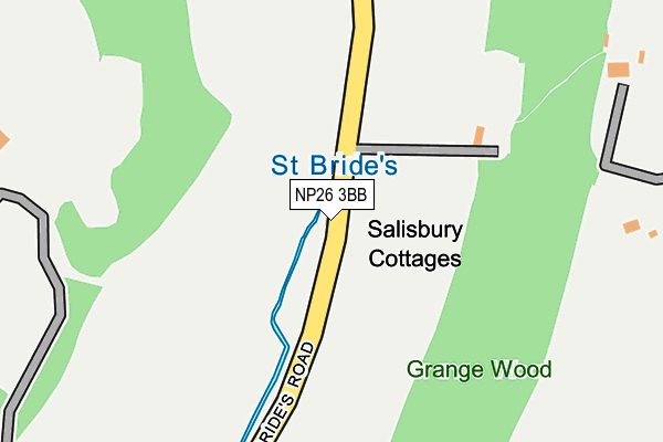 NP26 3BB map - OS OpenMap – Local (Ordnance Survey) NP26 3BB map - OS OpenMap – Local (Ordnance Survey)