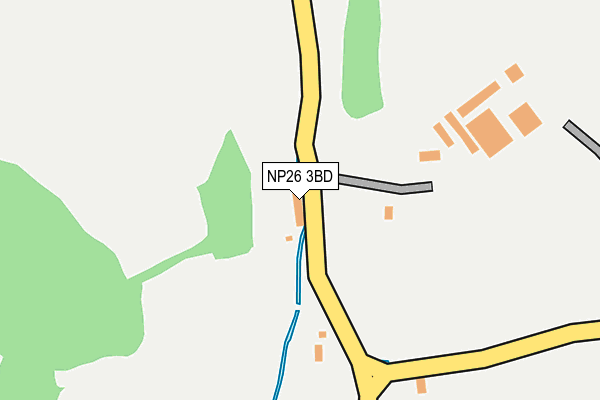 NP26 3BD map - OS OpenMap – Local (Ordnance Survey) NP26 3BD map - OS OpenMap – Local (Ordnance Survey)