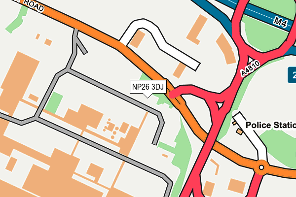 NP26 3DJ map - OS OpenMap – Local (Ordnance Survey) NP26 3DJ map - OS OpenMap – Local (Ordnance Survey)