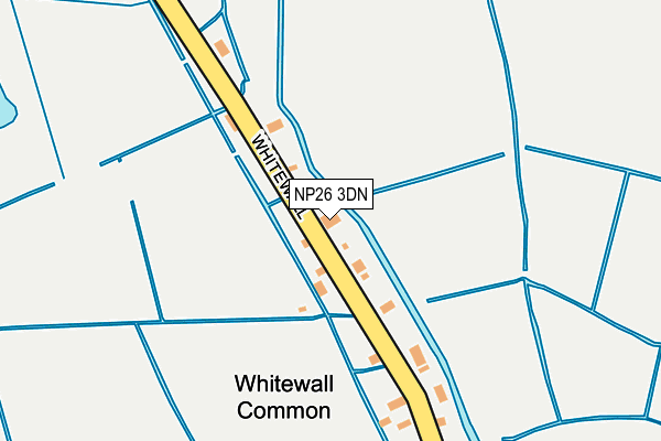 NP26 3DN map - OS OpenMap – Local (Ordnance Survey) NP26 3DN map - OS OpenMap – Local (Ordnance Survey)