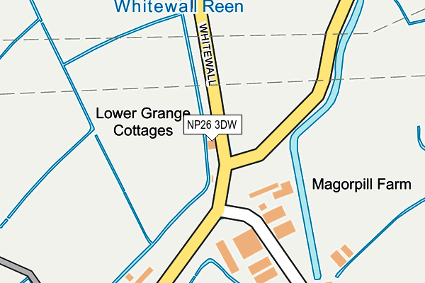NP26 3DW map - OS OpenMap – Local (Ordnance Survey) NP26 3DW map - OS OpenMap – Local (Ordnance Survey)
