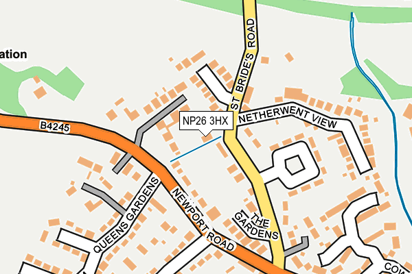 NP26 3HX map - OS OpenMap – Local (Ordnance Survey) NP26 3HX map - OS OpenMap – Local (Ordnance Survey)