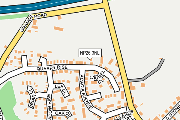 NP26 3NL map - OS OpenMap – Local (Ordnance Survey) NP26 3NL map - OS OpenMap – Local (Ordnance Survey)