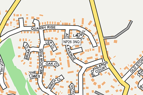NP26 3NQ map - OS OpenMap – Local (Ordnance Survey) NP26 3NQ map - OS OpenMap – Local (Ordnance Survey)