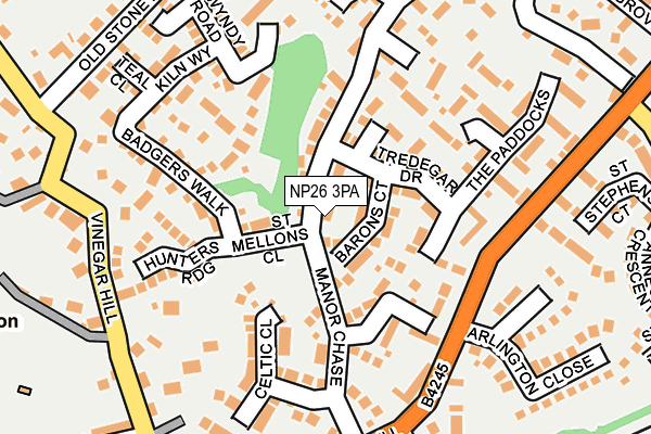 NP26 3PA map - OS OpenMap – Local (Ordnance Survey) NP26 3PA map - OS OpenMap – Local (Ordnance Survey)