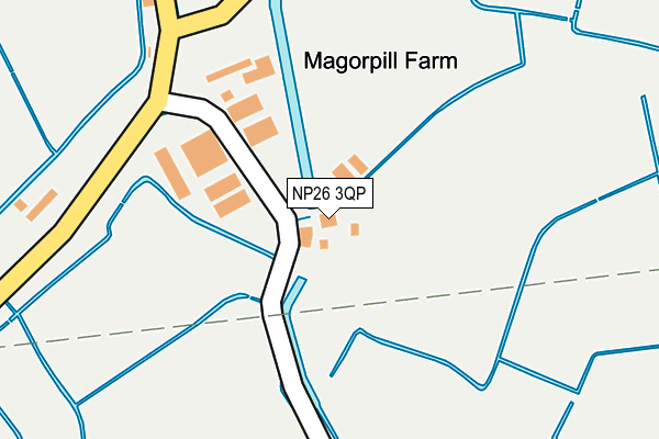 NP26 3QP map - OS OpenMap – Local (Ordnance Survey) NP26 3QP map - OS OpenMap – Local (Ordnance Survey)
