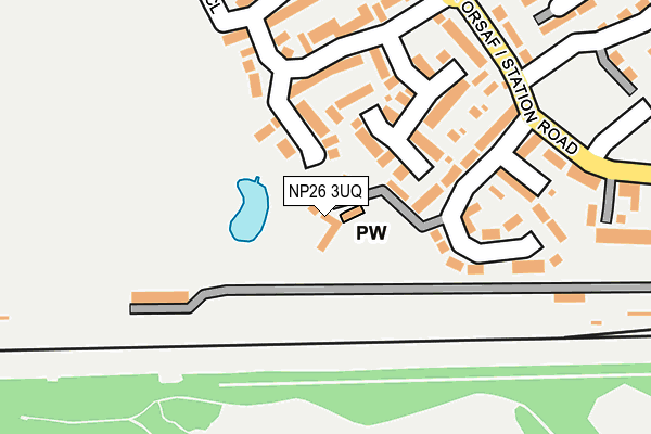 NP26 3UQ map - OS OpenMap – Local (Ordnance Survey) NP26 3UQ map - OS OpenMap – Local (Ordnance Survey)