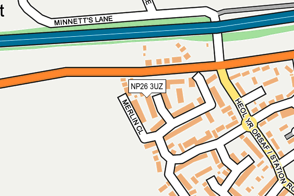 NP26 3UZ map - OS OpenMap – Local (Ordnance Survey) NP26 3UZ map - OS OpenMap – Local (Ordnance Survey)