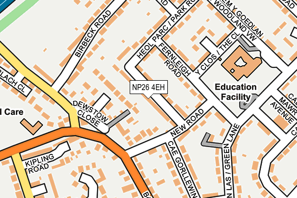 NP26 4EH map - OS OpenMap – Local (Ordnance Survey) NP26 4EH map - OS OpenMap – Local (Ordnance Survey)