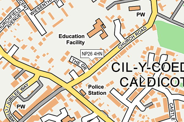 NP26 4HN map - OS OpenMap – Local (Ordnance Survey) NP26 4HN map - OS OpenMap – Local (Ordnance Survey)