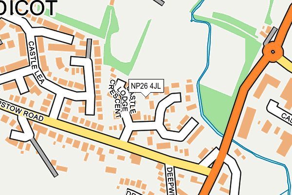NP26 4JL map - OS OpenMap – Local (Ordnance Survey) NP26 4JL map - OS OpenMap – Local (Ordnance Survey)
