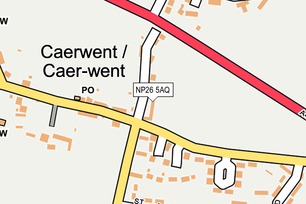 NP26 5AQ map - OS OpenMap – Local (Ordnance Survey) NP26 5AQ map - OS OpenMap – Local (Ordnance Survey)