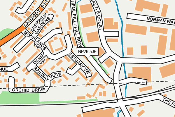 NP26 5JE map - OS OpenMap – Local (Ordnance Survey) NP26 5JE map - OS OpenMap – Local (Ordnance Survey)