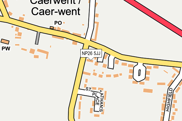 NP26 5JJ map - OS OpenMap – Local (Ordnance Survey) NP26 5JJ map - OS OpenMap – Local (Ordnance Survey)