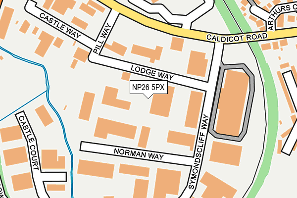 NP26 5PX map - OS OpenMap – Local (Ordnance Survey) NP26 5PX map - OS OpenMap – Local (Ordnance Survey)