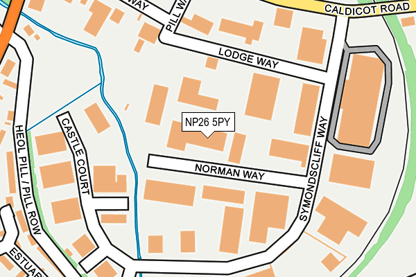 NP26 5PY map - OS OpenMap – Local (Ordnance Survey) NP26 5PY map - OS OpenMap – Local (Ordnance Survey)