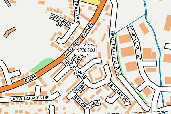 NP26 5QJ map - OS OpenMap – Local (Ordnance Survey) NP26 5QJ map - OS OpenMap – Local (Ordnance Survey)