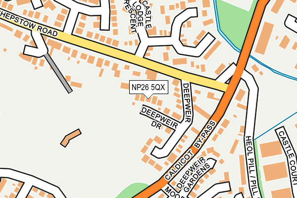 NP26 5QX map - OS OpenMap – Local (Ordnance Survey) NP26 5QX map - OS OpenMap – Local (Ordnance Survey)