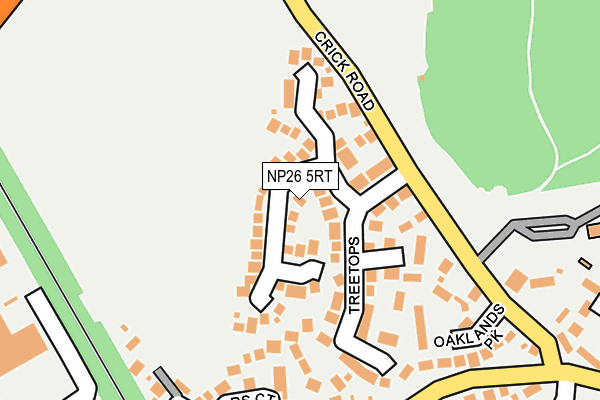 NP26 5RT map - OS OpenMap – Local (Ordnance Survey) NP26 5RT map - OS OpenMap – Local (Ordnance Survey)