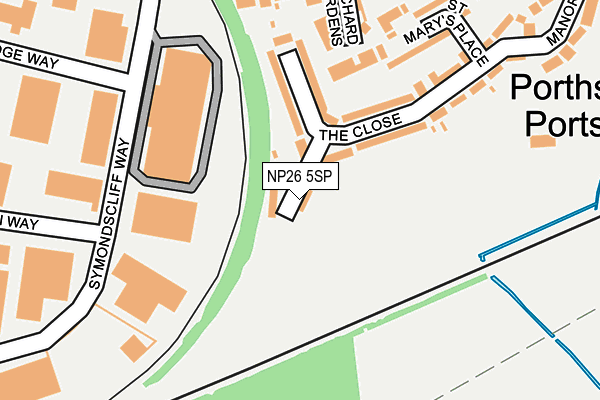 NP26 5SP map - OS OpenMap – Local (Ordnance Survey) NP26 5SP map - OS OpenMap – Local (Ordnance Survey)