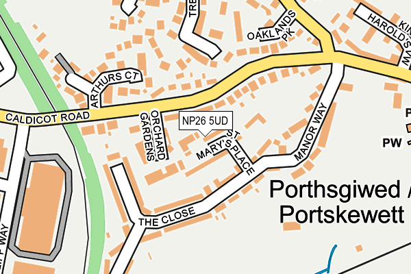 NP26 5UD map - OS OpenMap – Local (Ordnance Survey) NP26 5UD map - OS OpenMap – Local (Ordnance Survey)