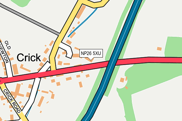 NP26 5XU map - OS OpenMap – Local (Ordnance Survey) NP26 5XU map - OS OpenMap – Local (Ordnance Survey)
