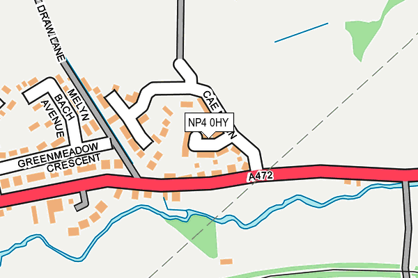 NP4 0HY map - OS OpenMap – Local (Ordnance Survey) NP4 0HY map - OS OpenMap – Local (Ordnance Survey)