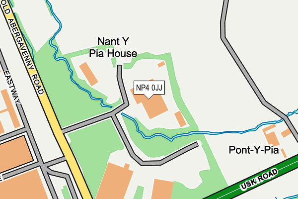 NP4 0JJ map - OS OpenMap – Local (Ordnance Survey) NP4 0JJ map - OS OpenMap – Local (Ordnance Survey)