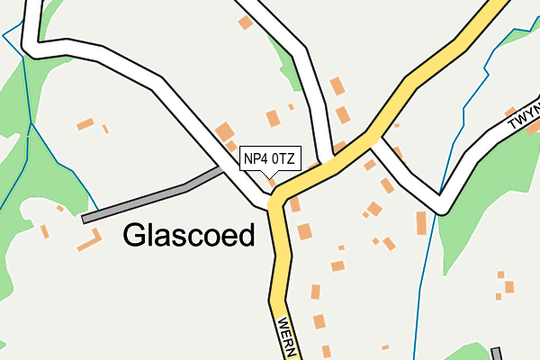 NP4 0TZ map - OS OpenMap – Local (Ordnance Survey) NP4 0TZ map - OS OpenMap – Local (Ordnance Survey)